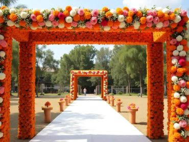 wedding entrance decoration idea