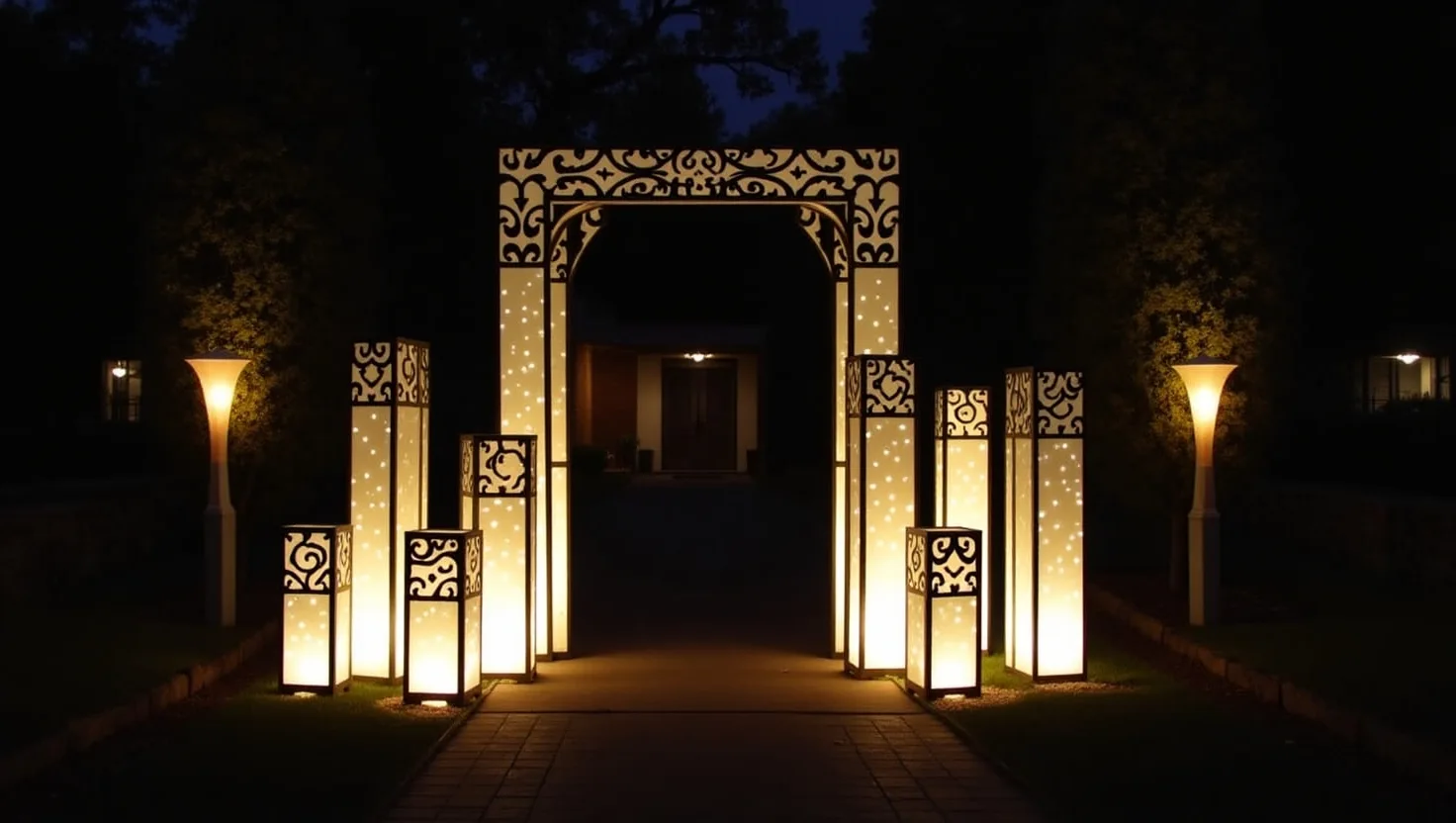 wedding entrance decoration