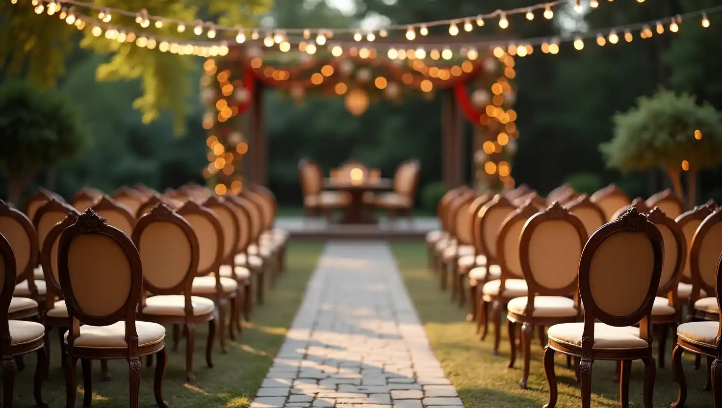 open ground wedding decoration ideas