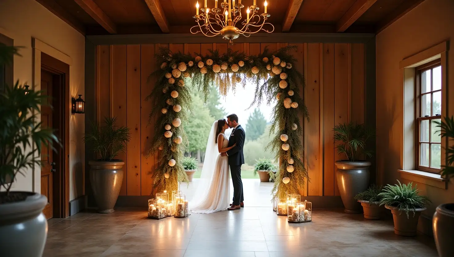 wedding entrance decoration