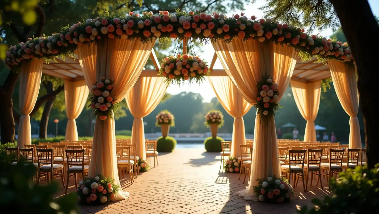 open ground wedding decoration ideas