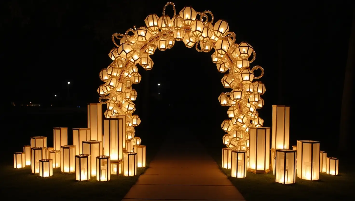 wedding entrance decoration