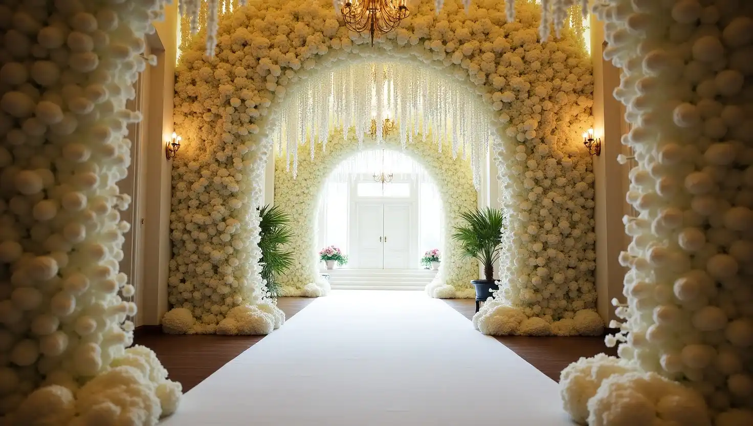 wedding entrance decoration