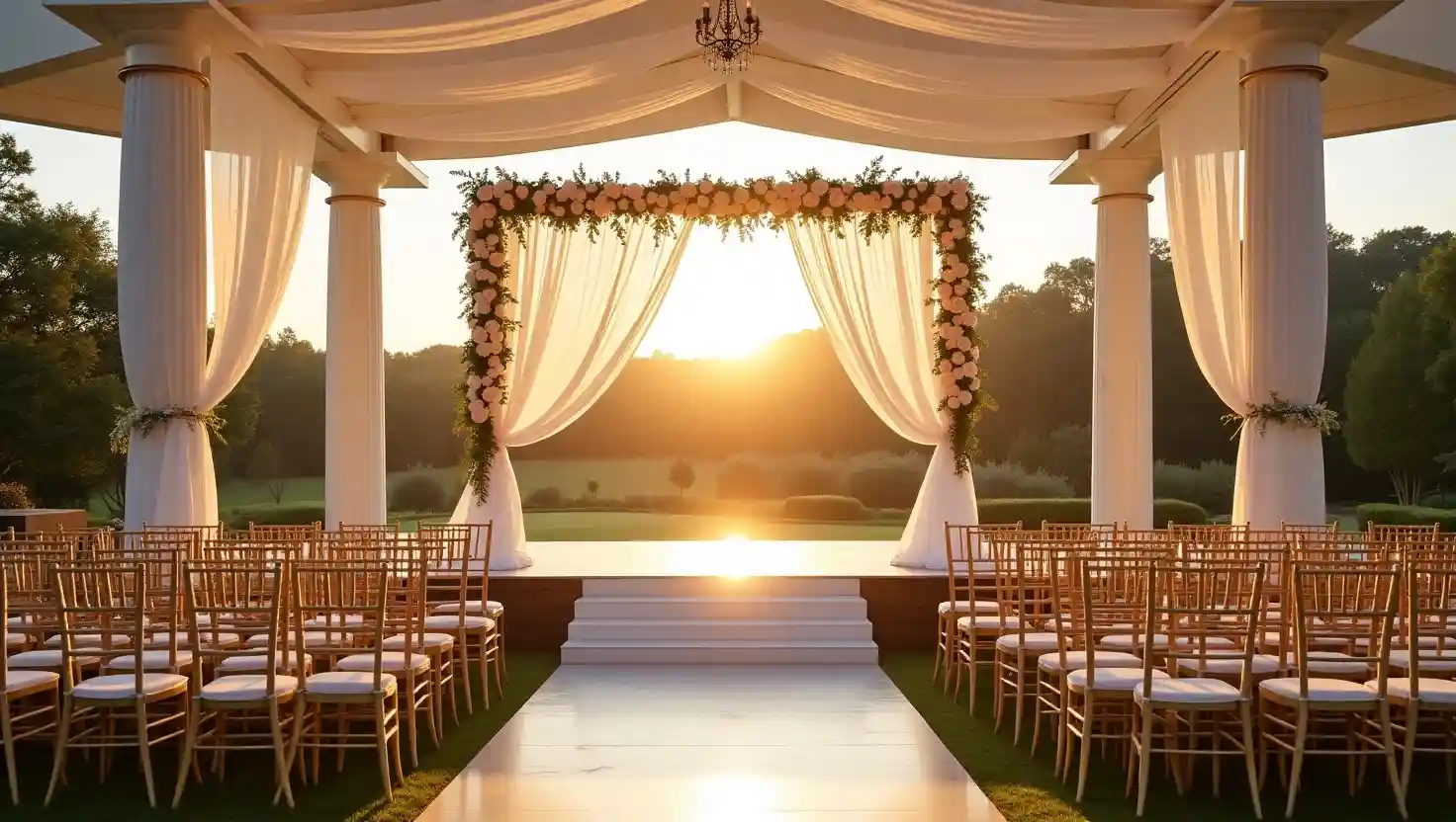 open ground wedding decoration ideas