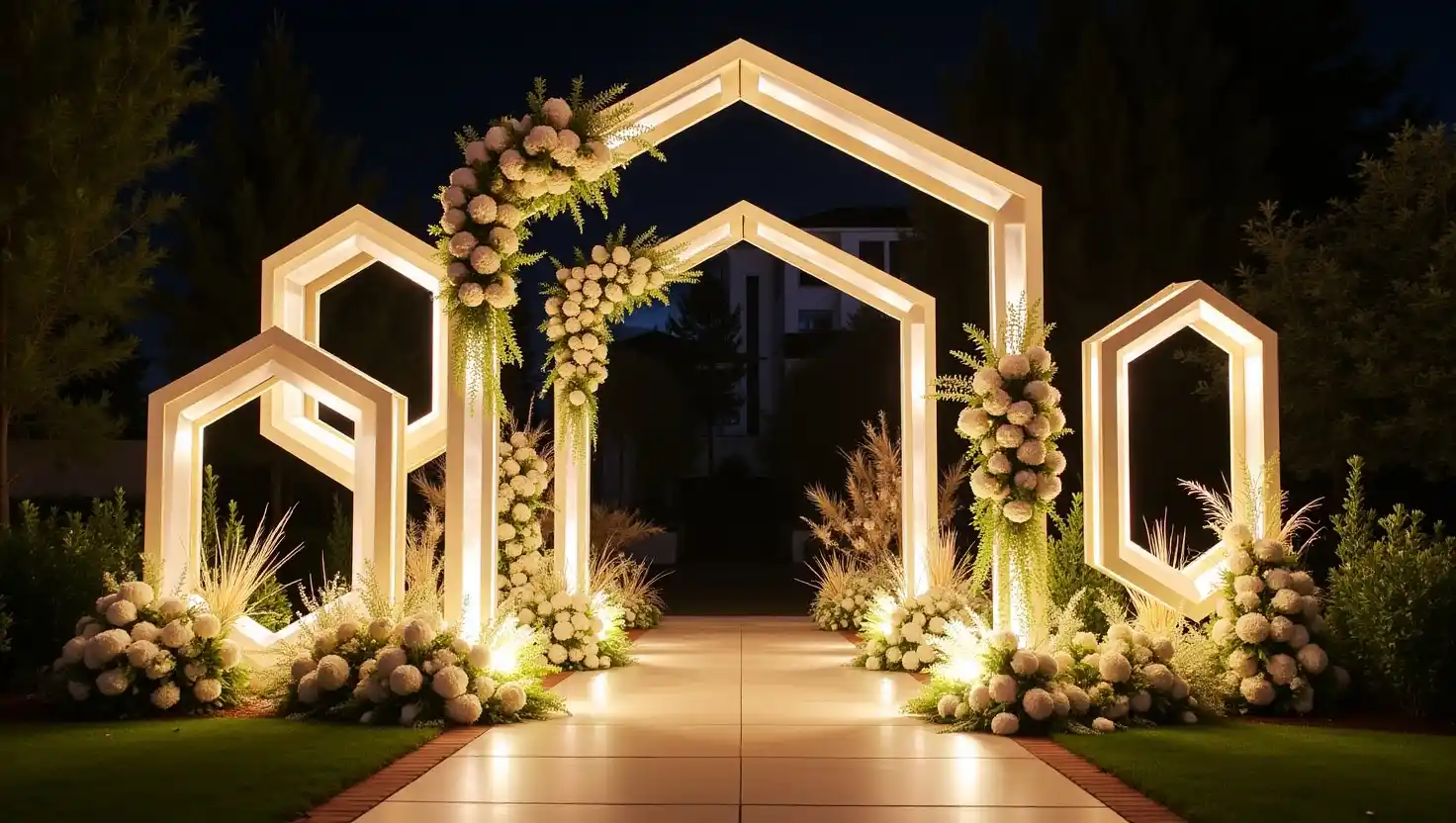 wedding entrance decoration