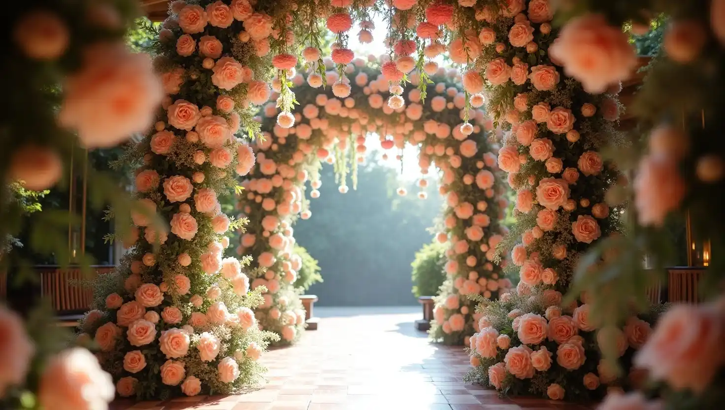 wedding entrance decoration