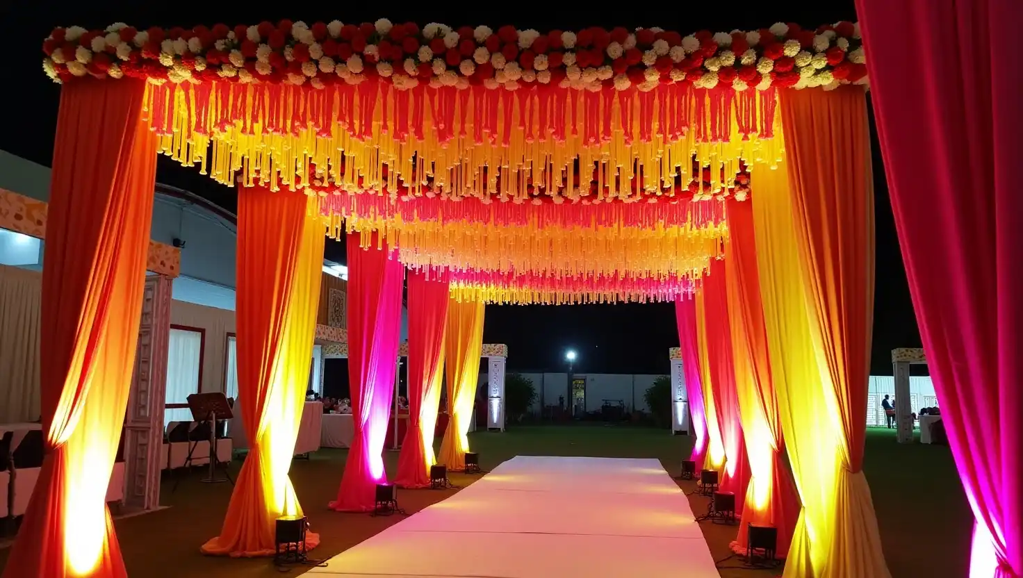 wedding entrance decoration