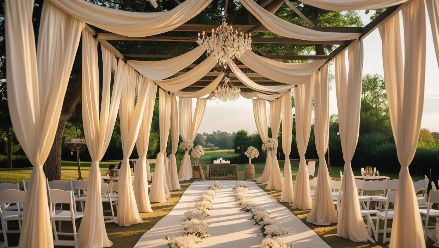 open ground wedding decoration ideas