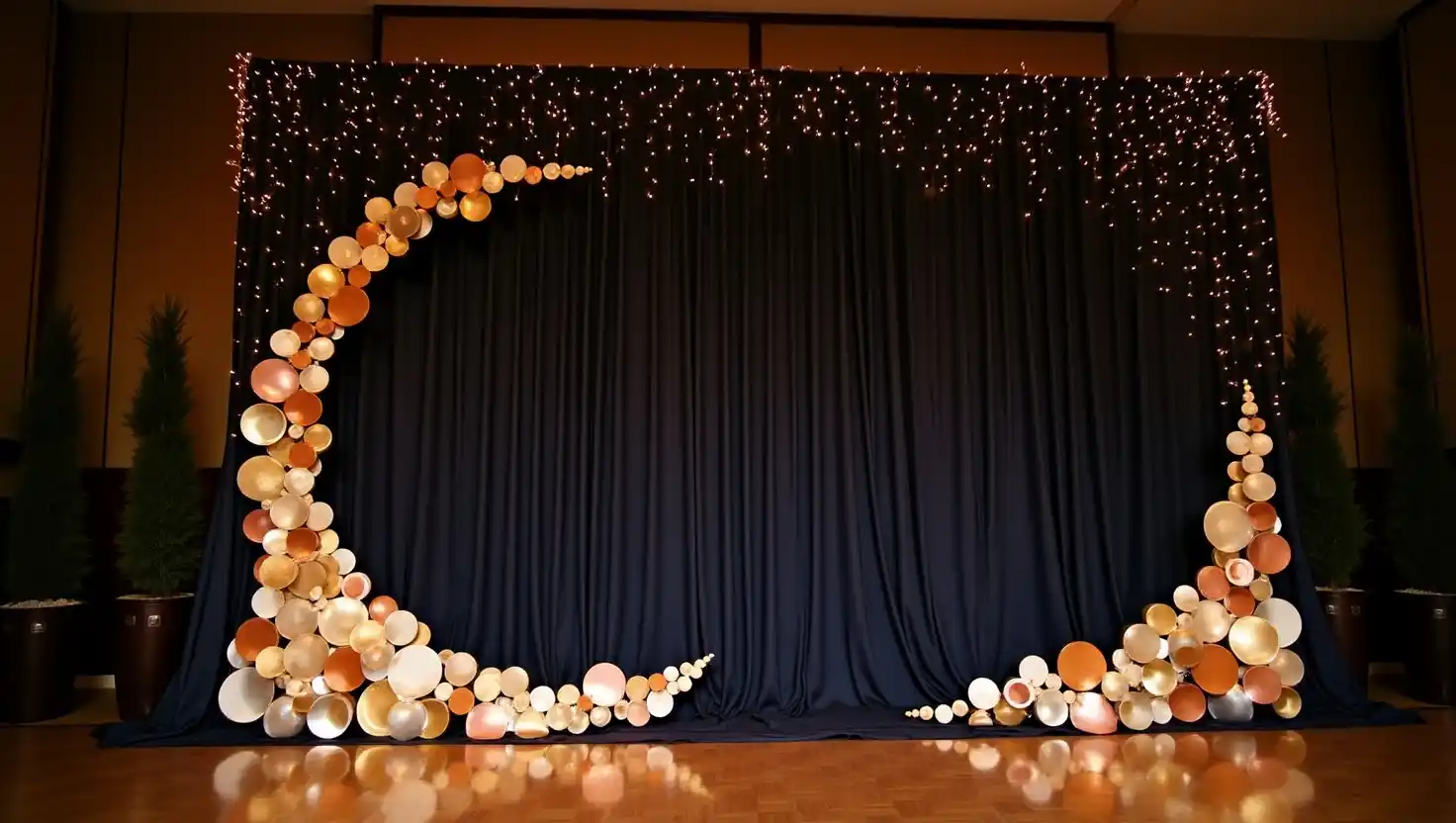 low budget wedding stage decoration