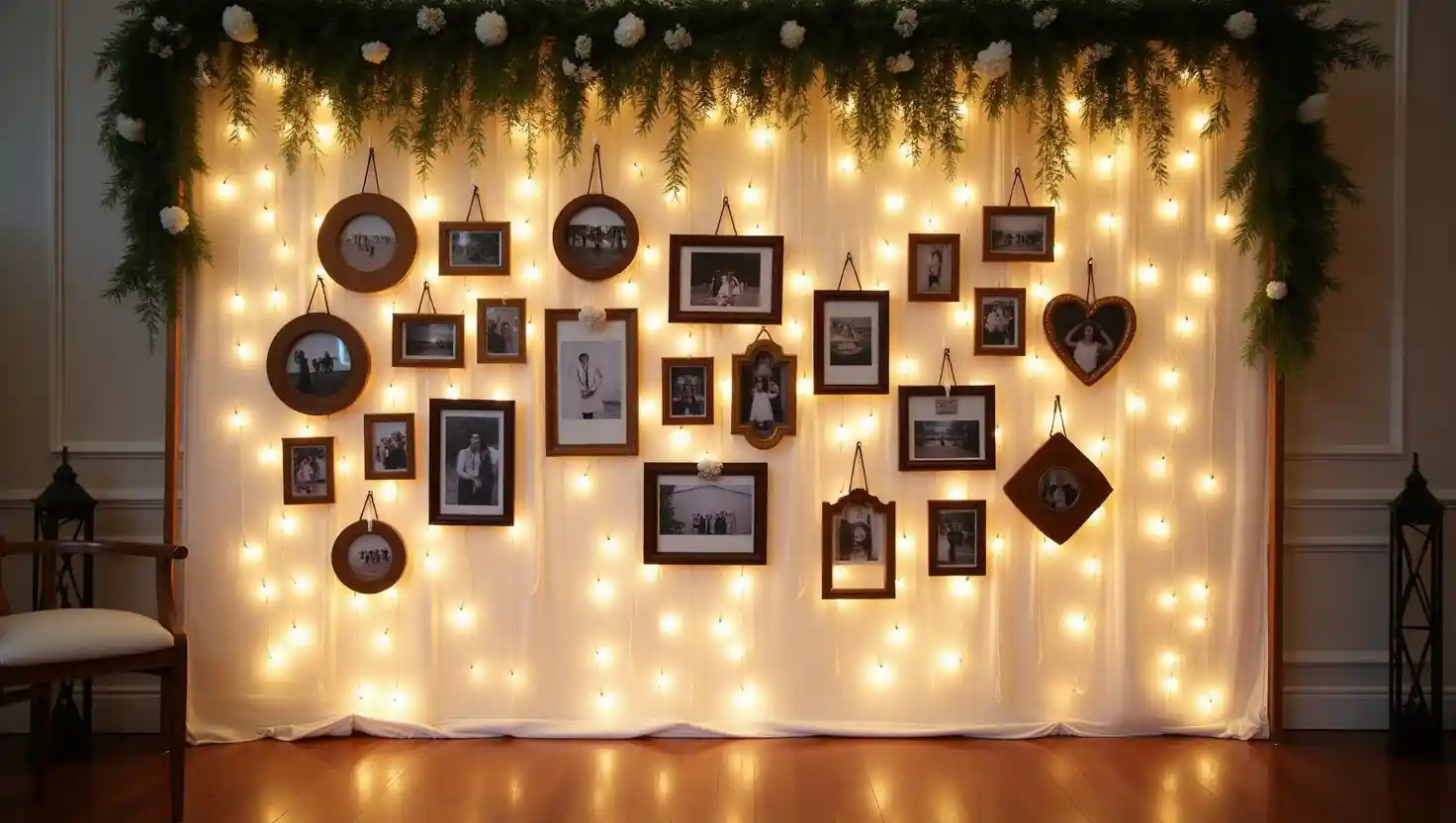 low budget wedding stage decoration