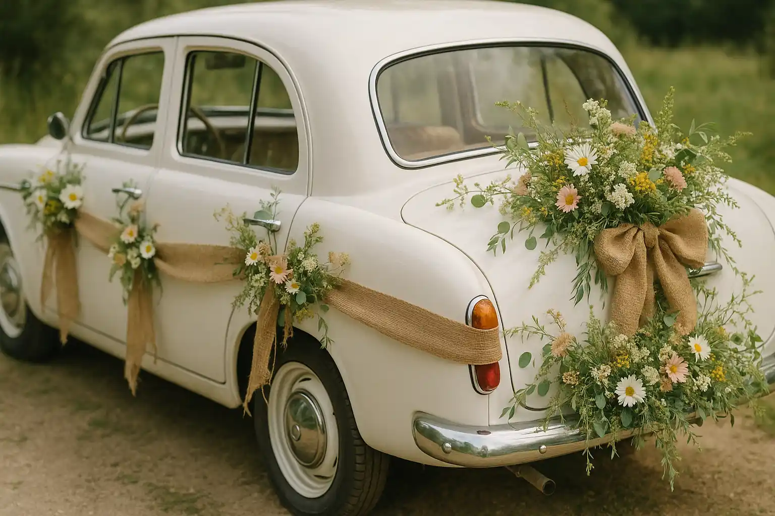 car decoration ideas for wedding