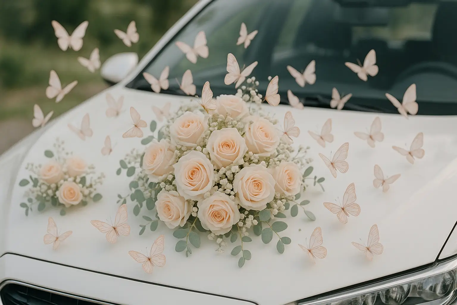 car decoration ideas for wedding