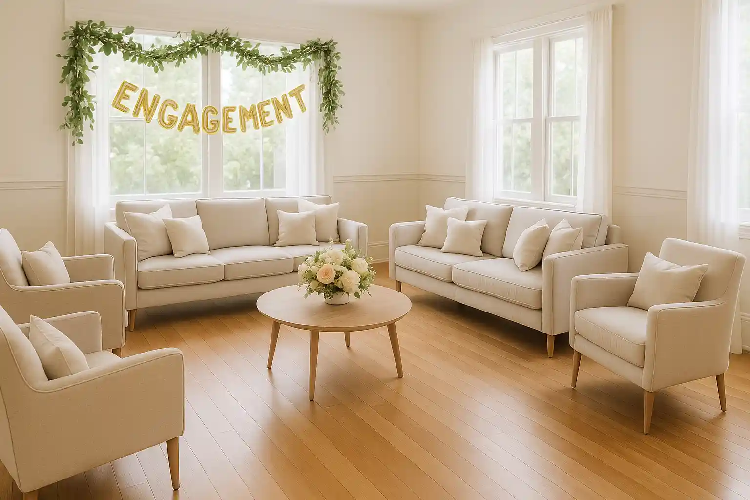 Engagement decoration ideas at home