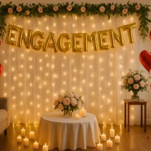 Engagement decoration ideas at home