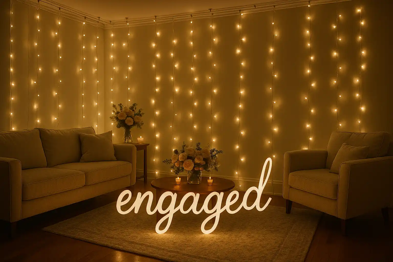 Engagement decoration ideas at home
