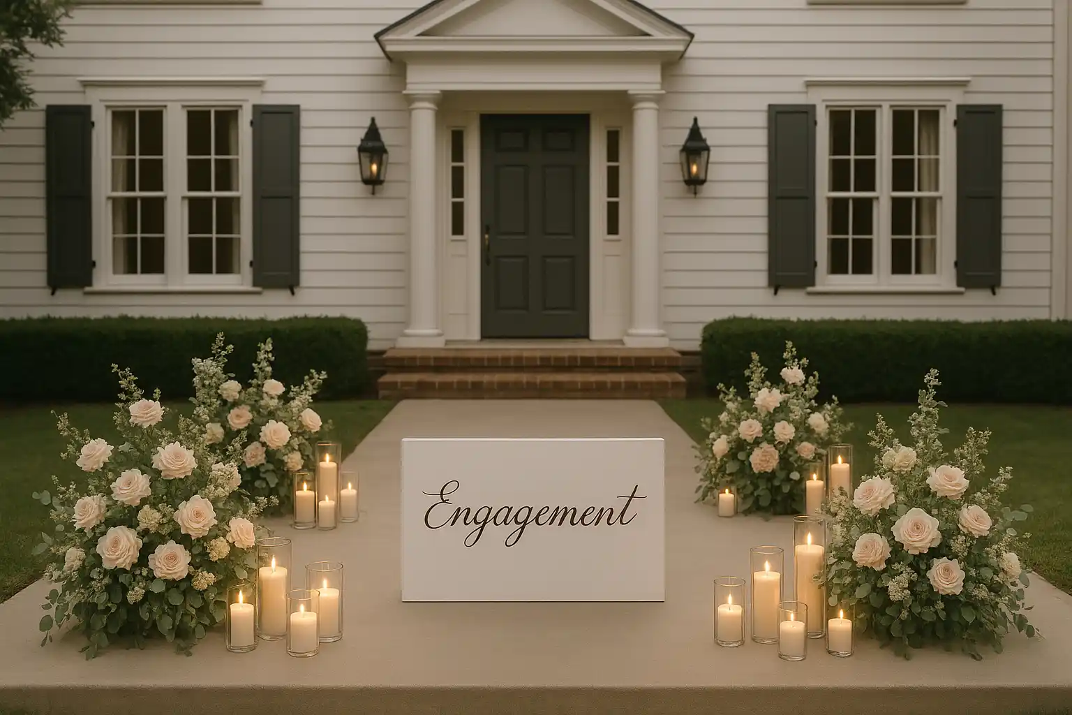 Engagement decoration ideas at home