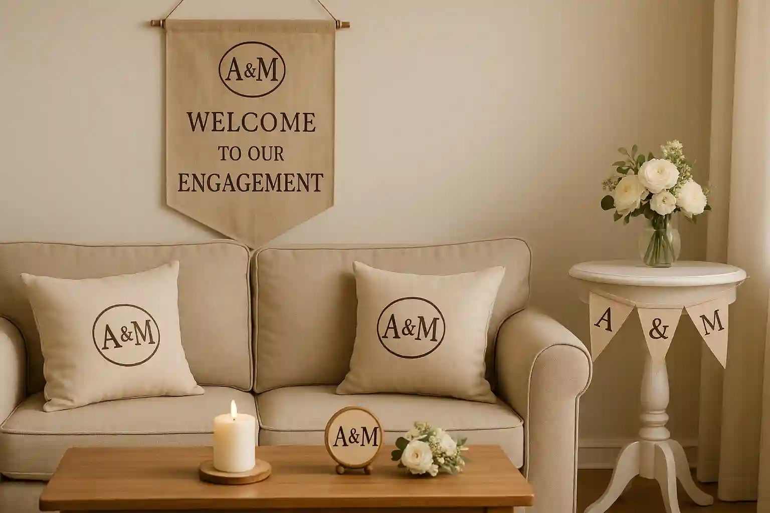 Engagement decoration ideas at home