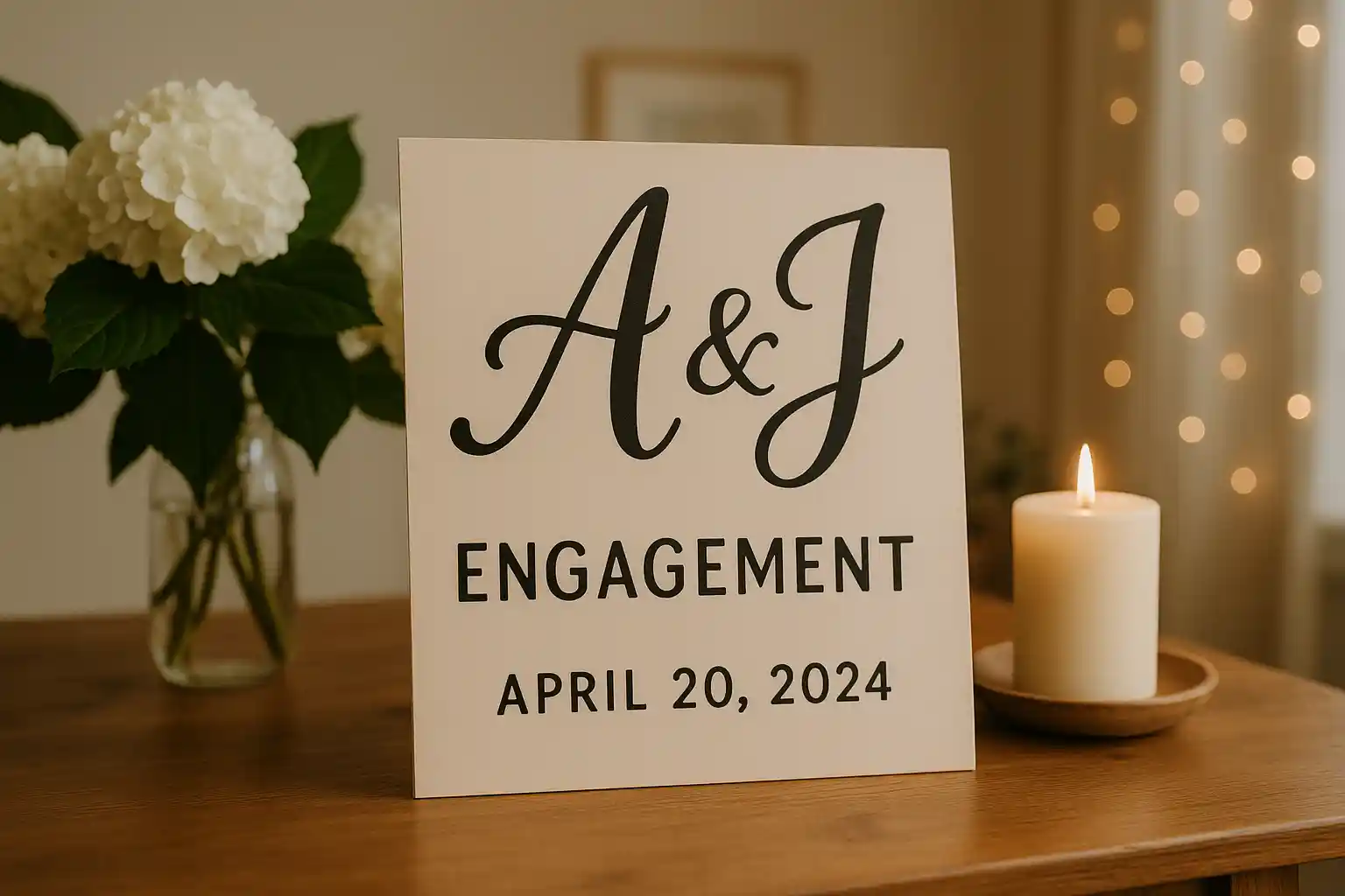 Engagement decoration ideas at home